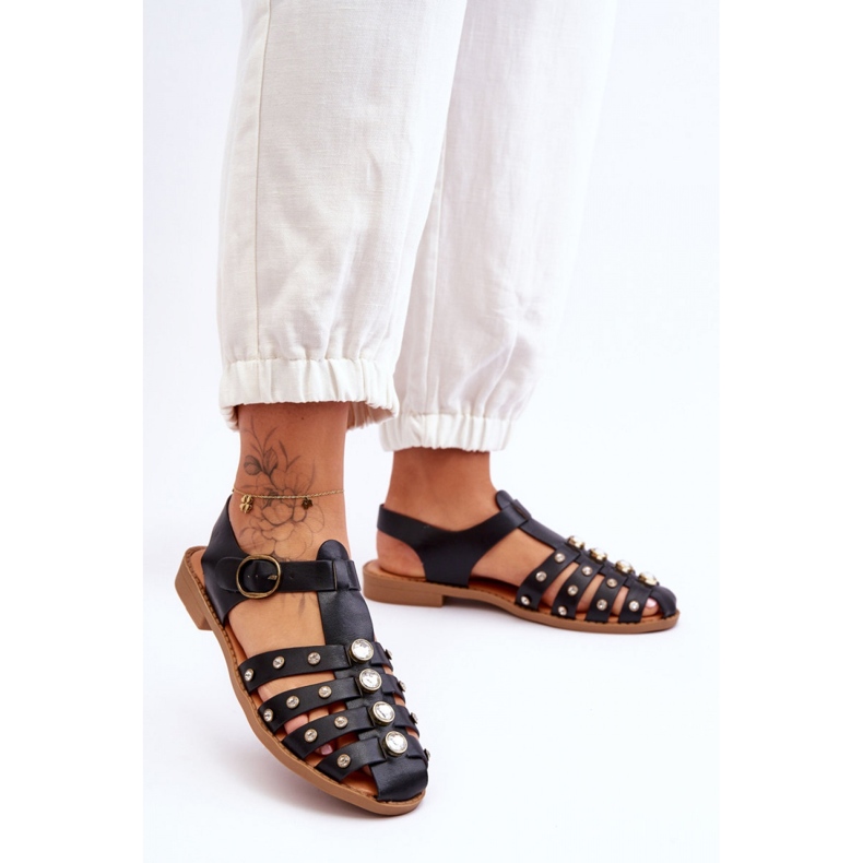 Step in style Sandale Model Ascot G-13 Black - Pas în stil negru 1