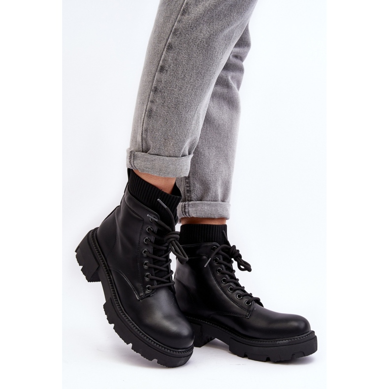 Step in style Trappers Model Rivella BM25 Black - Pas în stil negru 1