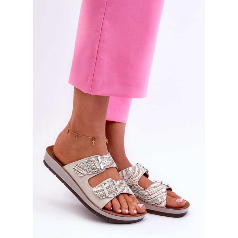 Step in style Sandale Flip-flops Model Inblu CP000045 Bej - Pas în stil 1