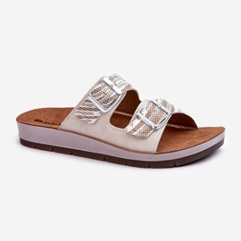 Step in style Sandale Flip-flops Model Inblu CP000045 Bej - Pas în stil 2