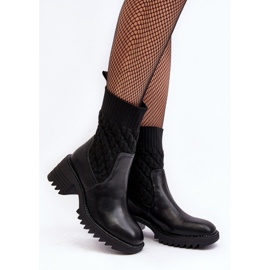 Step in style Cizme Model Briogen M618 Black - Pas in stil negru 1