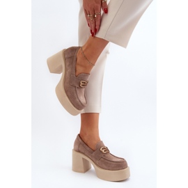 Step in style Pantofi Model Zazoo 20170 Bej - Pas in stil 1