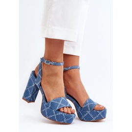Step in style Sandale Model Acrana JA-49 Albastru - Pas in stil 1