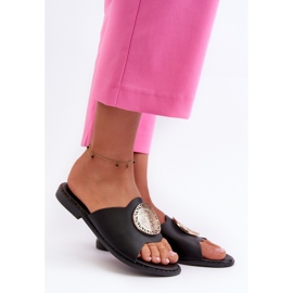 Step in style Sandale Flip-flops Model Rivashea KK-730 Black - Pas în stil negru 1