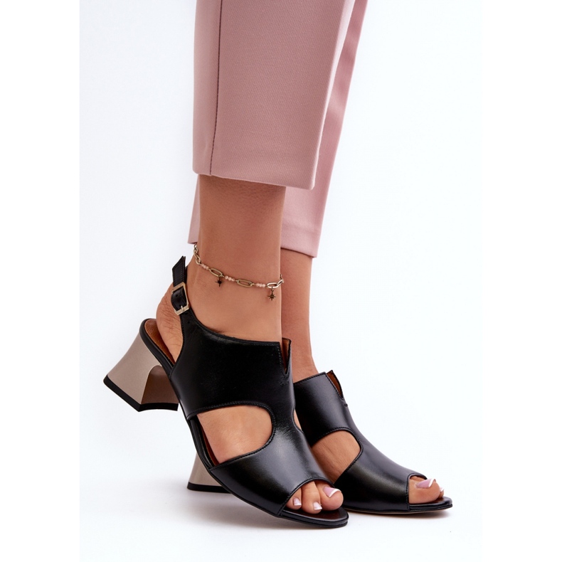 Step in style Sandale Model Maciejka 06566-01 Negru - Pas în stil 1