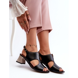 Step in style Sandale Model Maciejka 06566-01 Negru - Pas în stil 2