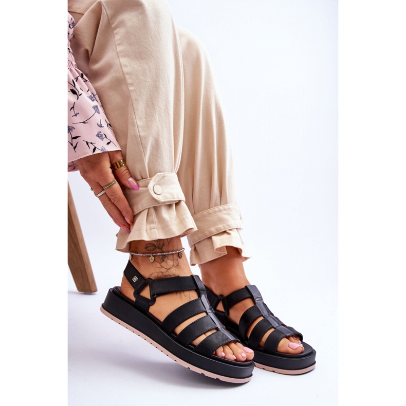 Sandale vegane Zaxy Black negru 1