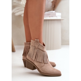 Step in style Cizme Model S.Barski HY42-127 Bej - Pas in stil 1