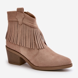 Step in style Cizme Model S.Barski HY42-127 Bej - Pas in stil 2