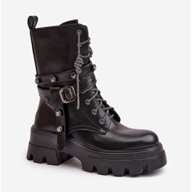 Step in style Muncitori Model Berivana CLS-322 Black - Pas în stil negru 2