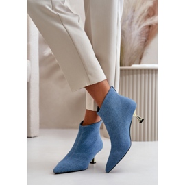 Step in style Cizme Model Terlena GP14 Albastru - Pas in stil 1