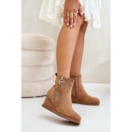 Step in style Cizme Model Leretha YY-78 Camel - Pas in stil maro 1