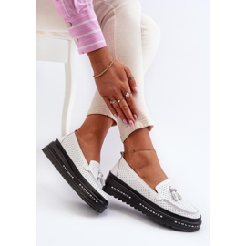 Step in style Mocasini Model Assetnima 24PB18-7176 Alb - Pas in stil 1