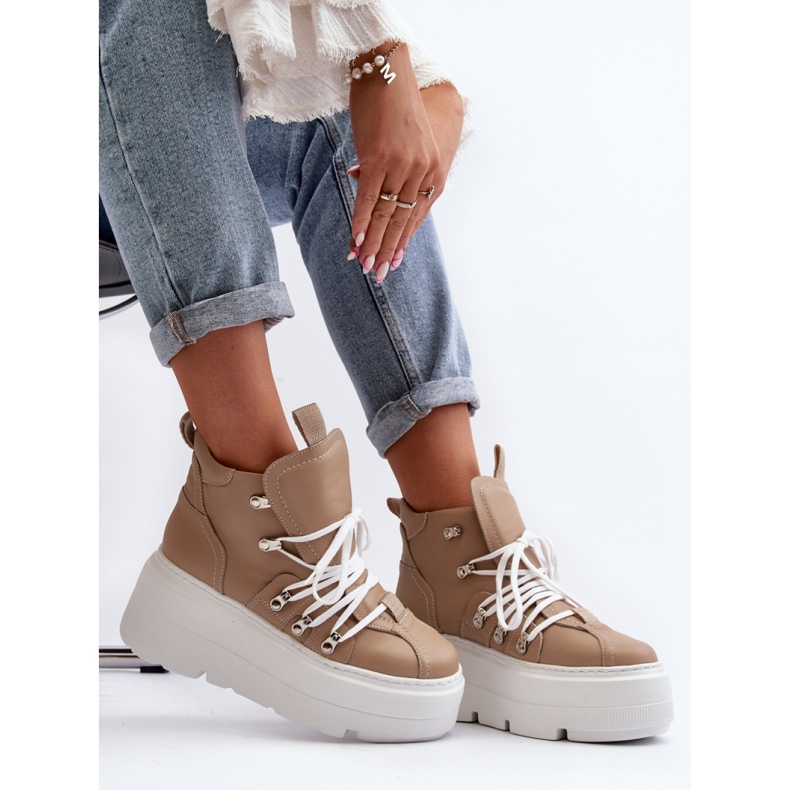 Step in style Pantofi sport Model Zazoo 3416 Bej - Pas in stil 1