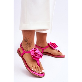 Step in style Sandale flip-flop Model Carisma QQ-137 cFuchsia - Pas în stil roz 1
