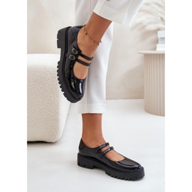 Step in style Pantofi Model Rialuna 1816-1 Lac negru - Pas in stil 1
