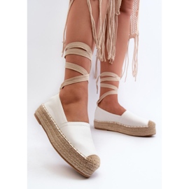 Step in style Espadrile Model Tailesse C-285 White - Pas în stil alb 1