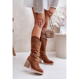 Step in style Cizme Model Ivanelis ASA254-4 Camel - Pas in stil maro 1