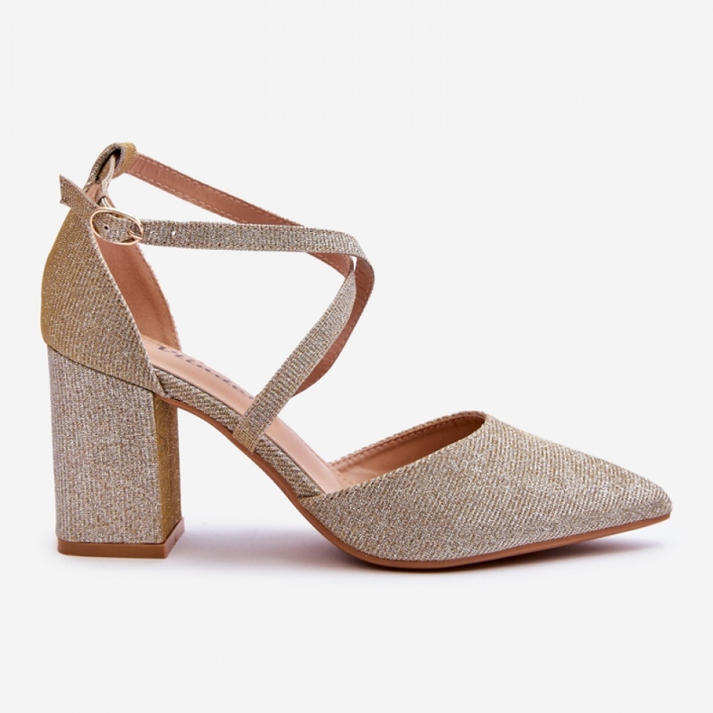 Step in style Pompe Model Galaxy LY-9237-3 Gold - Pas în stil galben 2