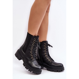 Step in style Muncitori Model Charmea F33 Piele Neagra - Pas in stil negru 1