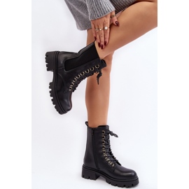 Step in style Muncitori Model Charmea F33 Piele Neagra - Pas in stil negru 2