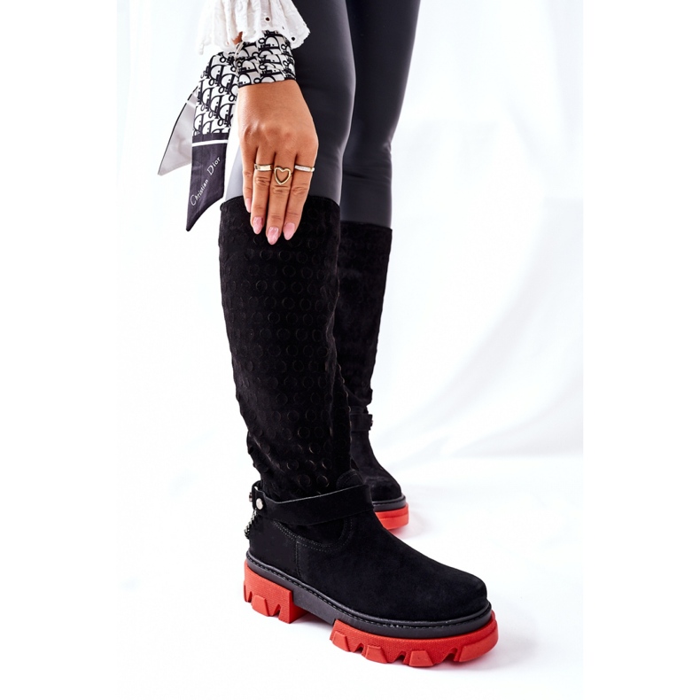 Step in style Cizme Model Lewski 2866/G Negru - Pas in stil 1