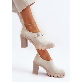 Step in style Pantofi Model Tauina ASA218-7 Bej - Pas in stil 1