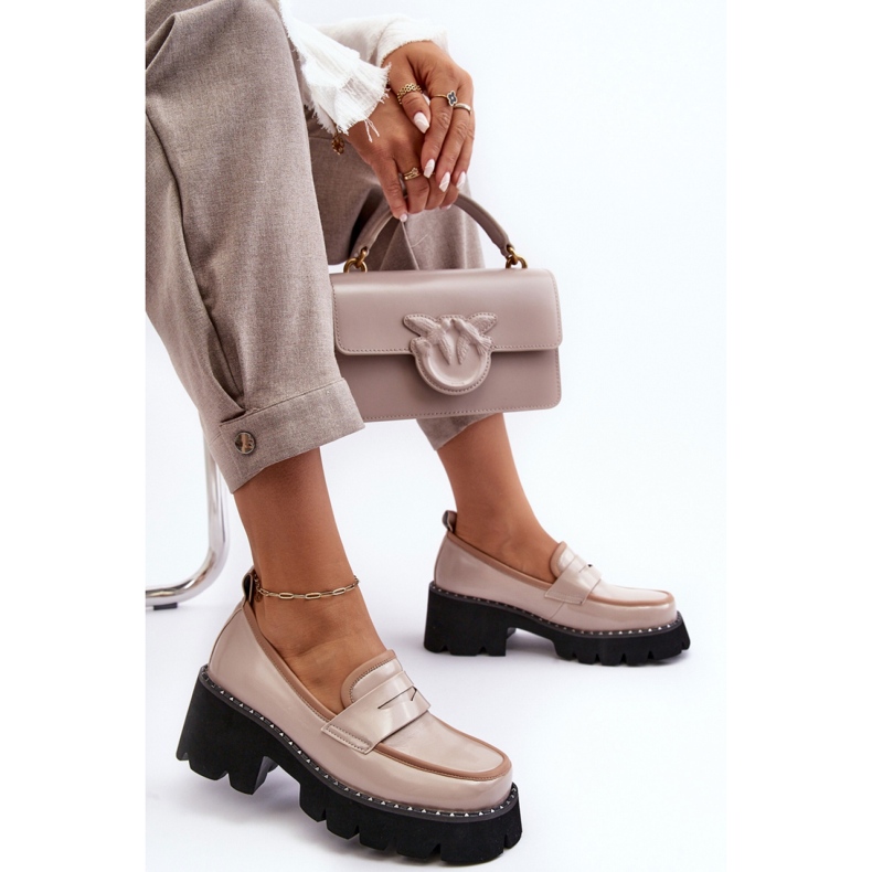 Step in style Mocasini Model Da MR870-32 Bej - Pas in stil 1