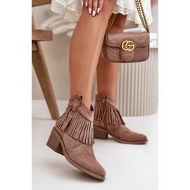 Botine dama S.Barski Brown maro 1 Botine dama S.Barski Brown maro 1