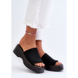 Șlapi ușoare Big Star Black negru 1