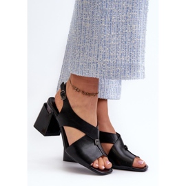 Step in style Sandale Model Asellesa 62111 Negru - Pas in stil 1
