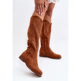 Step in style Cizme model S.Barski HY66-150 Camel - Pas in stil maro 2