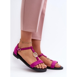 Sandale Model Vinceza Fuchsia roz 1