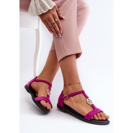 Sandale Model Vinceza Fuchsia roz 2