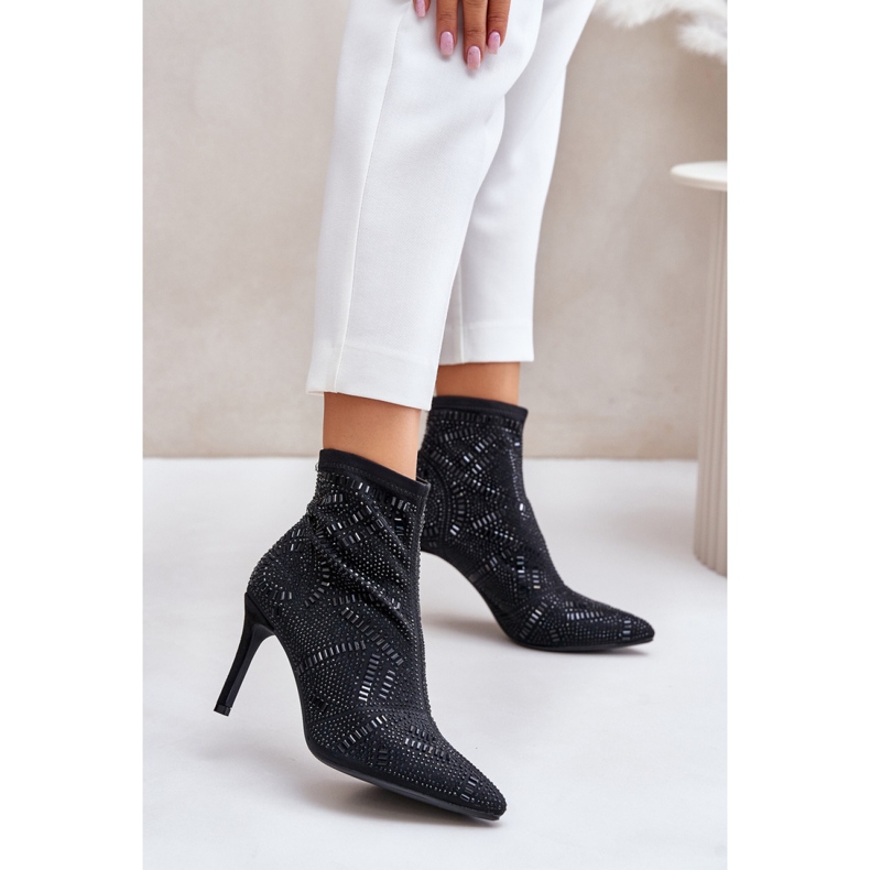 S.Barski HY42-161 Cizme negre negru 1