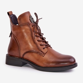 Step in style Cizme Model Leonise 24BT02-7976 Camel - Pas in stil maro 2