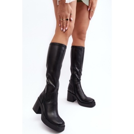 Step in style Model Da SN622-10 Cizme negre - Pas in stil negru 1