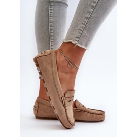 Mocasini Model 24PB02-7673 Bej Inchis 2 Mocasini Model 24PB02-7673 Bej Inchis 2