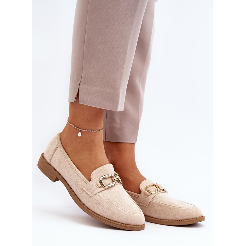 Mocasini Model 8336-79 Bej 1