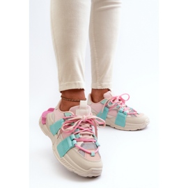 Pantofi sport Model BL357P Roz/Mentă 1