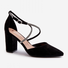 Step in style Pompe Model Lagra QA205P Black - Pas în stil negru 2