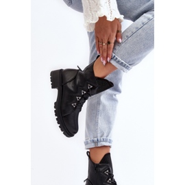 Model S.Barski HY93-52A Cizme negre negru 2 Model S.Barski HY93-52A Cizme negre negru 2