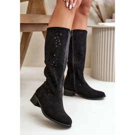 Step in style Cizme Model Orchides NS525P Negru - Pas in stil 1