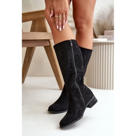 Step in style Cizme Model Orchides NS525P Negru - Pas in stil 2