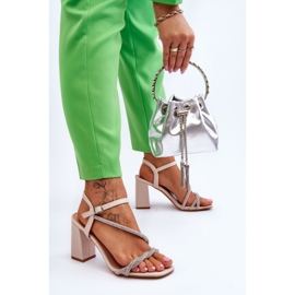 Step in style Sandale Model Carlotta H8-292 Bej - Pas în stil 2