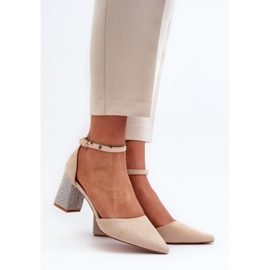 Step in style Pompe Model Anlitela 8338-252 Bej - Pas în stil 1