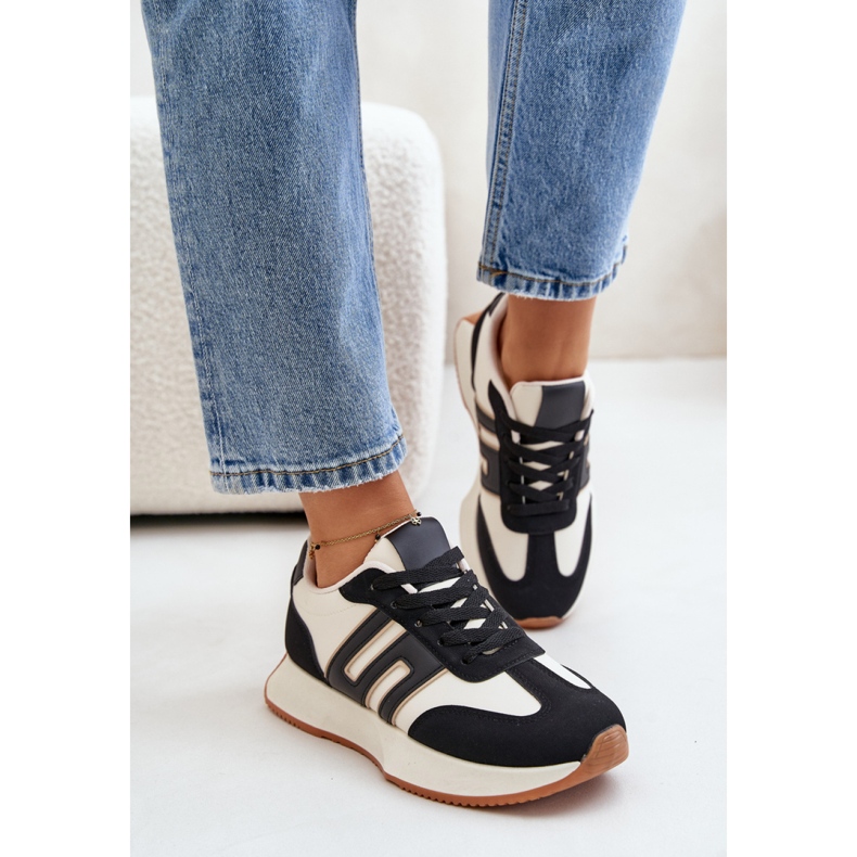 Pantofi sport de damă la modă negru 1