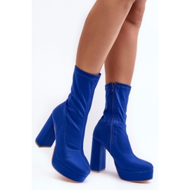 Step in style Cizme Model Peculia D88-26 Albastru - Pas in stil 1