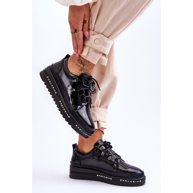 S.Barski LR592B Pantofi sport negri negru 2