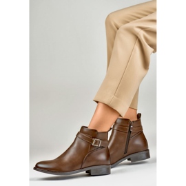 Cizme de dama CH2225BR bej si maro 1